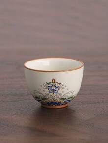 1/2/4/6件套汝窑陶瓷茶杯，宫廷风格陶瓷茶杯，家用客用茶杯，功夫茶杯，大师杯，茶道饮具，红茶杯，咖啡杯，礼品杯