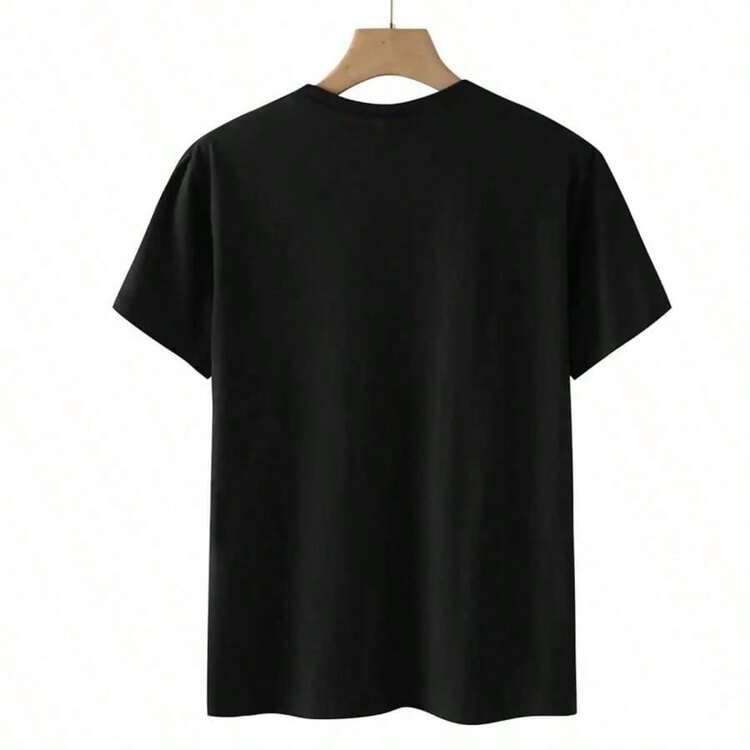 Escape Reality Oversized T-Shirt.Jpg - 黑色 - 查看 2