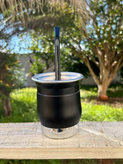 Kit Tereré LUXO: Cuia + Bomba de Inox diversas cores