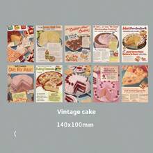 25pcs/50pcs Random Creative Vintage Scrapbooking Paper Supplies