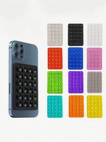 Silicone Suction Cup Phone Case Stand, Phone Suction Cup, Octobuddy, Sticky Phone Grip,Available In 7 Colors, Sticky Phone Holder, Compatible With Smartphones,Home Accessories Storage, Home Storage Solutions - Multicolor - View 4