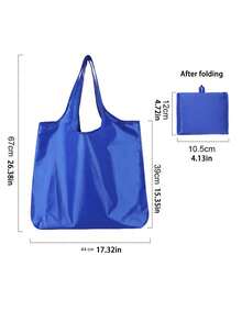 1PC Drawstring Fashion Supermarket Shopping Bag Foldable Reusable Waterproof Travel Bag,Portable Lightweight Tote Bag, Large Capacity Lightweight & Durable Tote Bag For Travel, Gym, And Grocery Shopping, Gift For Women, For Shopping And Go Out, Home Supplies - Multicolor - View 10