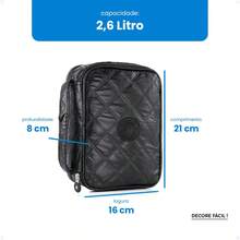 Decore Facil School Pencil Case Organizer Box With Hammered Finish, Large Capacity, Holds 100 Pens, For Boys And Girls, Back To School - màu đen - Xem 4