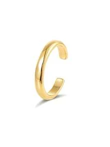 1Pc 14K Gold Filled Toe Rings For Women Simple Open Band Toe Ring Hawaiian Summer Beach Daisy Flower CZ Love Knot Thin Foot Jewelry Set Gold Tone Adjustable - Gold - View 9