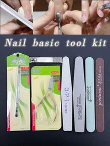 KIRAME 4-Piece Professional Nail Art Tool Kit,Complete At-Home Manicure Set,Nails Salon ,Nail Suppliers, Halloween, Christmas,New Year,Festival Gifts