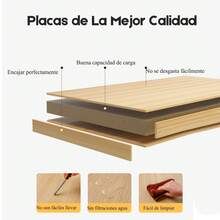 Buró Mesa De Noche Para Niños Con 1 Cajón Recámara 40x30x45 - Rosa - Ver 6