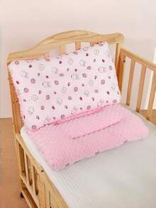 1个新生儿枕头，透气婴儿枕，柔软舒适，舒缓孕肚，可水洗，男女宝宝均适用 - 彩色 - 查看 1