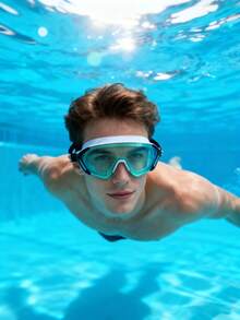 Adult Large Frame Swimming Goggles - Anti-Fog, UV-Proof, Water-Proof, 180° Wide Angle Unisex Swimming Goggles For Men And Women Pool Open Water - Multicolor - View 4
