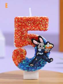 Adorable Birthday Candles, Party Candles To Create Birthday Atmosphere, Numbered Candles 0 To 9 - Multicolor - View 7