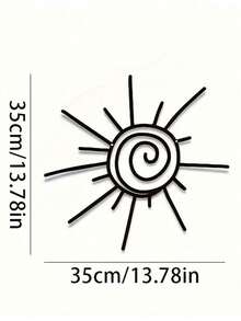 HELLOYOUNG Extra Large Sunburst Wall Decor - Weather Resistant Bohemian Metal Art For Indoor & Outdoor Use, Modern Geometric Wall Sculpture For Living Room, Bedroom, Patio & Garden. Sunburst Mirror Alternative & Feather-Free Home Accent. Grand Statement Wall Art - No Electricity Needed. Perfect For Halloween Decor, Christmas Decor, Housewarming Gifts & Wedding Gifts. Aesthetic Wall Decor In Modern Boho, Medallion, Mandala, Vintage Chic, Farmhouse & Gothic Styles. Celestial & Holiday Ornament | Gift For Women, Mom, Brides | Affordable Luxury & -Worthy Wall Art |  Home Decor,  Wall Hangings, Unique Wall Sculpture, Outdoor Wall Art, Large Wall Decor, Boho Chic Decor, Gift Ideas For Her - Nhiều màu - Xem 8