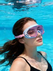 Adult Large Frame Swimming Goggles - Anti-Fog, UV-Proof, Water-Proof, 180° Wide Angle Unisex Swimming Goggles For Men And Women Pool Open Water - Multicolor - View 5