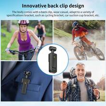 180° Camera, 4K Single Lens, 1.3-Inch HD IPS Display, Wireless Smartphone Connectivity, LED Fill Light, Full-Color Night Vision, Dual-Use Day/Night Operation-Ideal For Motorcycles, Winter Sports, Vlogging, Adventure Gear, Stylish Capture, Ruggedly Durable Design. - màu đen - Xem 11