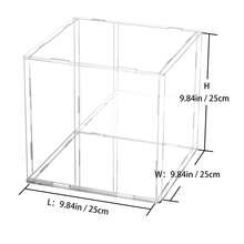 Transparent Acrylic Display Case Suitable For Small Statues And Action Figures, With Mirror Stand, Collectibles Storage Box, Dust-Proof Display Cabinet - White - View 28
