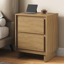 2-Drawer Dresser, Modern Wood Dresser With Clean Edge Detailing, Versatile Storage Unit For Bedroom, Living Room, Office, Entryway - Natural Oak - 查看 2