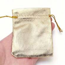 12/24/48 piezas Bolsas de regalo con cordón dorado y plateado para bodas, fiestas de San Valentín, cumpleaños, Ramadán, Día de la Madre, bodas, novias, compromisos - Multicolor - Ver 6