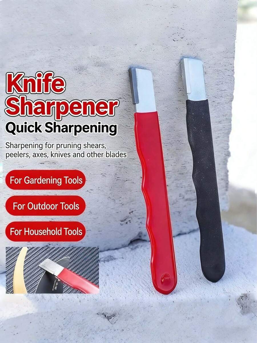 3/2/1 Pc Professional Precision Edge Knife Sharpener- Tungsten Steel And Diamond Ceramic, Suitable For All Blades, Versatile Kitchen & Garden Shear Sharpening Tool - Multicolor - View 1