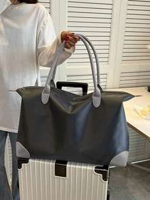 Bolsa de viaje de gran capacidad para exteriores, bolsa de equipaje con ruedas portátil, maletín minimalista ligero y casual de un solo hombro, bolso versátil, bolsa de deporte y gimnasio, bolsa de equipaje