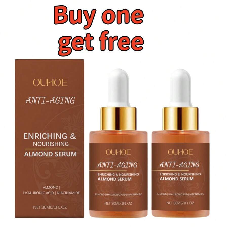 【买一送一】抗衰老面部精华液，富含烟酰胺和透明质酸，减少细纹，令肌肤光滑细腻。 - 彩色 - 查看 1