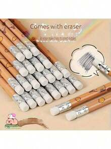 12pcs Boxes Of Pencils/30pcs Bucketbarrels Of Pencils, Capibala Pencils, Capybara Patterns, Essential Tools For Illustrators To Keep Accounts, Suitable For Scene Offices, Painting And Accounting Creation, As Well As Daily Gifts - Capybara Pencil - View 6