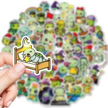 56 piezas Pegatinas lindas de tortuga - Pegatinas de decoración de dibujos animados para scrapbooking, botellas de agua, portátiles, equipaje - Resistente al agua, perfecto para recompensas, fiestas, regalos, pegatinas, pegatinas lindas, tortuga, pegatinas de extraterrestres, pegatinas, pegatinas de agua - Multicolor - Ver 5