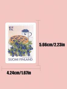 50张复古创意贴纸，适用于塑料、玻璃和金属表面，精美插图，非常适合平板电脑、吉他说明书、派对包装和日历装饰，是圣诞派对、礼物、返校季和新年活动的理想之选。可重复使用的个性化封口贴纸。 - 彩色 - 查看 9