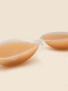 1 Pair Of Women's Silicone Cup Push Shoulder Strap Set - Self-Adhesive Invisible Lingerie Chest Strengthener, Available In A, B, C And D Sizes, For Bra, Lingerie And Clothing Protection, Seat Belt Design, Bra Strengthener, Bra Cover, Condom Anti-Drop - Beige - View 8