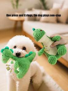 Plush Barking Dog Doll, Interactive Lizard Puppy Doll, Soft Plush Animal Dog Doll Suitable For Puppies, Small, Medium And Large Dogs - Multicolor - View 8