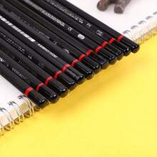 Set de 12 lápices de dibujo de precisión - Lápices profesionales para bocetos y dibujos, rango de dureza de 2H-8B, adecuados para artistas, estudiantes y entusiastas - Multicolor - Ver 4