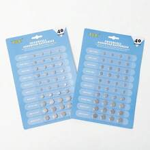 批量购买 1.5V 纽扣电池（40 节）——再也不用担心电池用完：多种型号兼容数十种设备，包括计算器、电子秤、遥控钥匙和车库门遥控器。