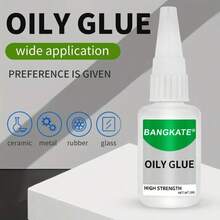 20g Adhesivo instantáneo de alta resistencia, Súper pegamento universal, Adecuado para cerámica, metal, vidrio. Curado rápido, unión duradera para plástico, madera, cerámica y talla grande materiales. - Pegamento aceitoso - Ver 7