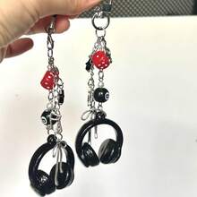 1pc Y2K Aesthetic Cherry Bow Phone Lanyard, Cute Girl Kawaii Charm, Unique Personalized Design, Suitable For Commuting, Camera Strap - Red - View 9