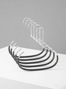 3/ 4pcs Stylish Metal Hat Storage Set - Easy-To-Install Wall-Mounted Organizer, Versatile Storage Solution For Baseball Caps, Scarves, Belts - Wardrobe Decor, Durable Plastic Construction, Practical Hooks - Multicolor - View 8