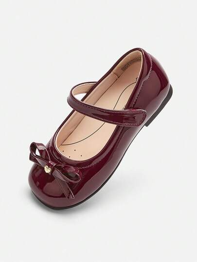 Balabala Girls Princess Shoes Sweet Bow Detail Cute Style Spring Fall 2025