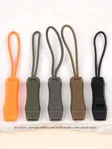 Przenośny mini gwizdek ze ściągaczem i karabińczykiem, niezbędny gwizdek survivalowy dla miłośników przygód na świeżym powietrzu, odpowiedni do pieszych wędrówek, biwakowania, wędrówek z plecakiem, sędziów sportowych i cheerleaderek, sprzęt kempingowy - Wielokolorowe - Zobacz 9