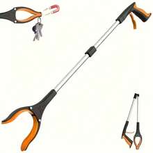32 Inch Foldable Grabber Reacher Tool With 360° Rotating Claw And Magnetic Tip, Lightweight Trash Picker Grabber, Sturdy And Portable Aluminum Alloy Litter Picker, Suitable For Elderly And Disabled, 365 Days And 22 Holidays Usage, For Home Cleaning And Outdoor Garbage Collection - Multicolor - View 10