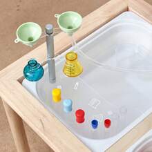 儿童科学实验化学检测工具套装，婴儿趣味水培管道拼图玩具，亲子早期教育STEM启蒙实验玩具，亲子互动科学探索玩具 - 彩色 - 查看 5