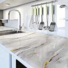 1 Rolle 3D Marmor Selbstklebende Tapete, geeignet für Küchenarbeitsplatten, Schränke, Wände, Badezimmerfliesen, Küchenverkleidung und Heimdekoration, Wohnzimmerdekoration und Accessoires