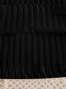 2件套女童休闲长袖上衣+串珠牛仔短裙