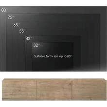 Atelier Mobili TV Stands For Living Room, TV Stand Up To 75 Inch TV, Floating TV Stand Wall Mounted, Floating Entertainment Center, Floating Shelf For Under TV, Oak Entertainment Center - Oak - 查看 5