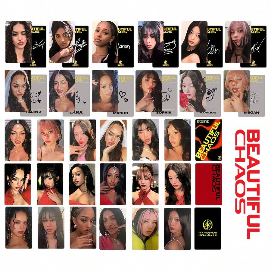 KATSEYE Cat Eye BEAUTIFUL CHAOS Random Card TOWER Bonus Card Daniel - Multicolor - View 1