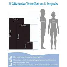 3 Pzas Toalla de Microfibra, Toalla Deportiva Sper Absorbente de Secado Rpido, Toalla Suave, Ligera y Portil, Toalla para Natacin, Bao, Viajes, Deporte, Playa Alberca con 1 Blosa Negro - Negro - Ver 8