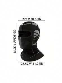 1pc Warm Outdoor Ski & Cycling Face Mask, Wind & Cold Proof, Neck & Face Protection, Extreme Weather Insulation, Knitted Fabric - Multicolor - View 6