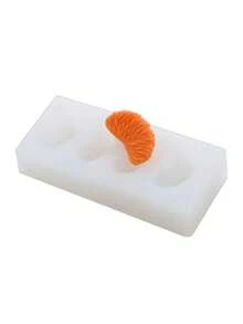 Khuôn nến silicon hình lát cam 3D tự làm Khuôn xà phòng thạch cao hương liệu thủ công Khuôn trái cây thực phẩm mô phỏng Khuôn thạch cao thủ công Dụng cụ trang trí bằng nhựa Khuôn trang trí nhà - trắng - Xem 3