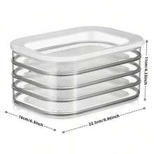 Refrigerator Food Storage Containers For Cooked Meats, Bacon, And Luncheon Meat. These Stackable Three-Tier Food Storage Containers With Lids Are Suitable For Storing Cold Cuts, Salami, Cooked Foods, And Preparing Meals - Multicolor - View 15