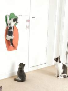 1pc Felt Wall Mounted Scratching Pad. Cat Self-Grooming Durable Scratching Board Toy, Sofa Scratch Mat, Abrasion Resistant Felt Pad