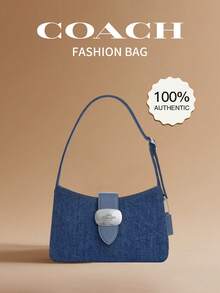 Coach Hobo Bag for Women Stylish Shoulder Zippy Purses with Adjustable Strap - 藍色 - 查看 1