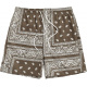 Brown Paisley