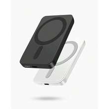 MagSafe-Compatible Portable Charger, 10000mAh 15W Compact Magnetic Power Bank For IPhone 17/16/15/14/13/12, 1USB-C Charging Battery Pack For Christmas Gifts, Holiday Giftsportable Outdoor Travel Use - 黑色 - 查看 6