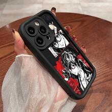 Funda de Teléfono con Retrato de Grupo de Protagonistas de Persona 5 para 17/13/15 Plus/11/16 Plus/15/13 Pro/16 Pro/16 Pro/12 Pro/17 Pro/16/17 Pro/12 Pro/14 Plus/14 Pro/15 Pro/15 Pro/14/11 Pro/11 Pro/17 17promax - Negro - Ver 4
