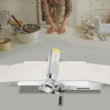 SENDERPICK Manual Dough Roller Dough Sheeter Adjustable Thickness Dough Sheeter - Silver - View 2